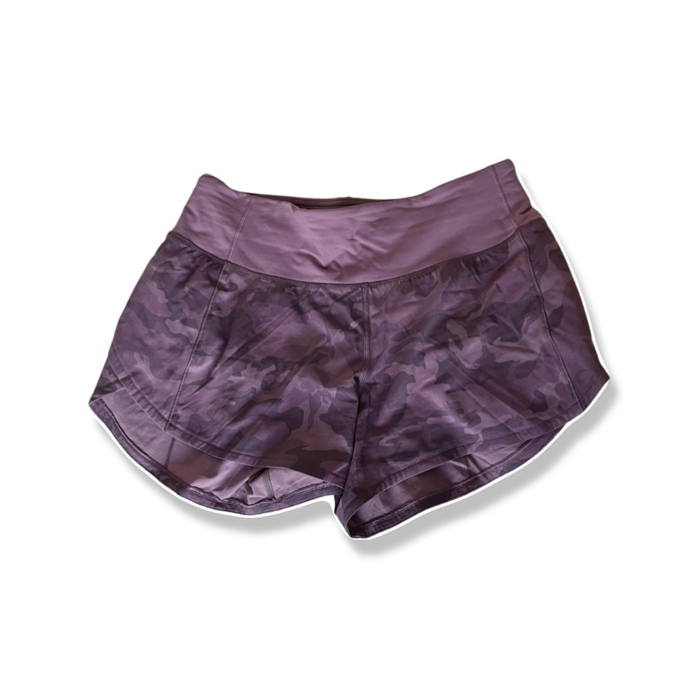Lululemon speed shorts pink come size 4 perfect condition